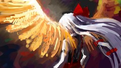 Touhou wings phoenix fujiwara