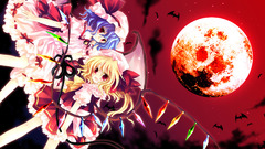 Touhou wings red moon