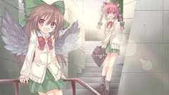 Touhou wings school uniforms