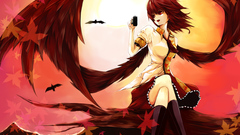 Touhou wings shameimaru aya