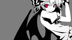 Touhou wings Vampires red