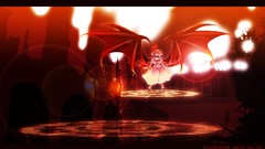Touhou wings Vampires red