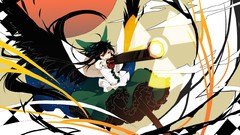 Touhou wings weapons red