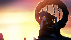 Touhou yellow pink leaves