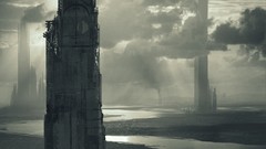 Tower artwork futuristic