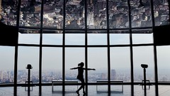 Tower Tokyo silhouettes national geographic window panes