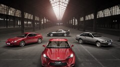 Toyota ae86 red cars silver cars vehicle Toyota supra