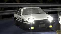 Toyota on road rendering