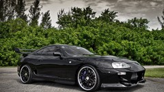 Toyota supra black cars