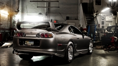 Toyota supra Toyota supra Sports Car gray Japanese cars