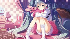 Toys sheep socks blanket beds sitting schoolgirls pillows 