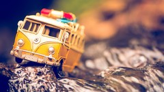Toys tilt-shift scale models