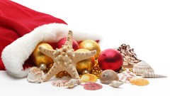 Toys white background Christmas gifts