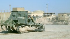 Tractor caterpiller Armored bulldozers
