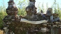 Traditional old Buddhist stupa