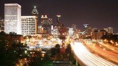 Traffic City Lights cities georgia atlanta long exposure