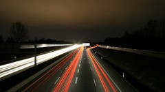 Traffic roads Highways long exposure
