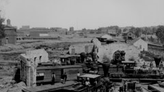 Train ruins The atlanta confederate enginehouse