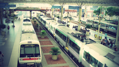 Train stations metro station