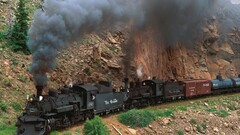 train steam locomotive cliff vehicle numbers locomotive rock