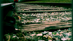 Train tracks by littleveeg