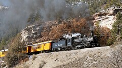 train vintage steam locomotive nature vehicle