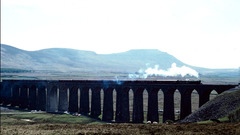 Trains Bridges locomotives railway