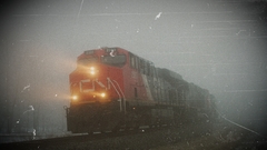 Trains fog Canada railroad