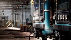 Trains Metro subway Moscow