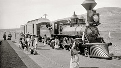 Trains monochrome locomotives steam