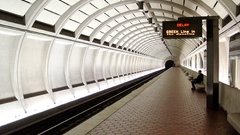 Trains subway tunnel train