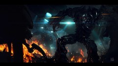 Transformers artwork digital art futuristic Andree Wallin