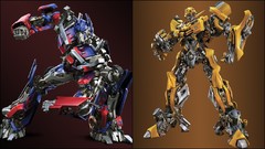 Transformers bumblebee optimus prime