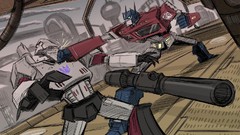 Transformers optimus prime Megatron artwork