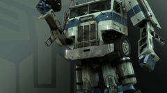 Transformers robot gun science fiction truck