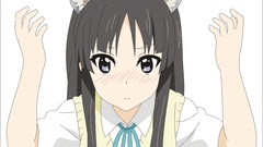 Transparent akiyama mio k - on nekomimi animal ears anime 