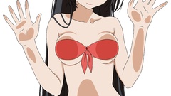 Transparent anime girls boku wa tomodachi ga sukunai bra purple 