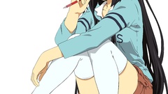 Transparent anime girls k - on nakano azusa anime vectors 