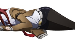 Transparent Anime Shorts anime girls tights makise kurisu 