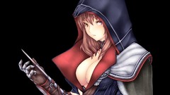 Transparent brown anime girls brown eyes brunettes assassins 