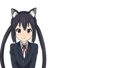 Transparent school uniforms k - on nakano azusa animal ears 