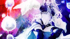 Trap Final Fantasy white hair gloves male long hair Final 