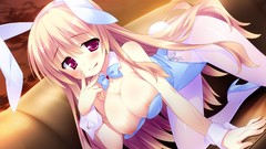 Trap wet blush long hair game cg purple eyes skyfish nipples 