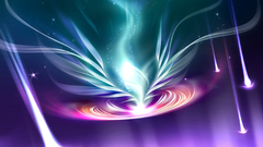 Travel angel abstract