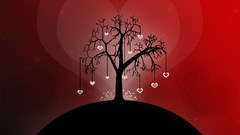 Tree love abstract Hearts