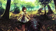 Trees Anime Bug Wood anime girls forests