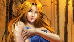 Trees anime girls blue eyes bleach matsumoto rangiku towels 