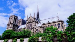 Trees architecture buildings cathedrals