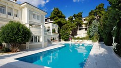 Trees architecture houses swimming