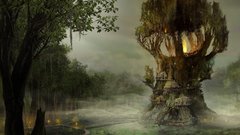 Trees artwork Arcania